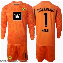 Borussia Dortmund Gregor Kobel #1 Målmand Tredjetrøje Børn 2024-25 Langærmet (+ Korte bukser)