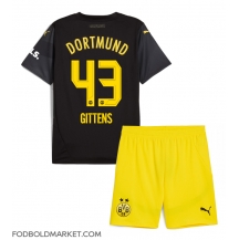 Borussia Dortmund Jamie Bynoe-Gittens #43 Udebanetrøje Børn 2024-25 Kortærmet (+ Korte bukser)