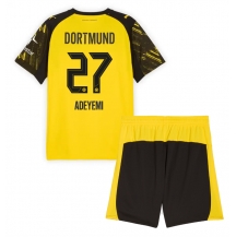 Borussia Dortmund Karim Adeyemi #27 Hjemmebanetrøje Børn 2025-26 Kortærmet (+ Korte bukser)