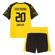 Borussia Dortmund Marcel Sabitzer #20 Hjemmebanetrøje Børn 2025-26 Kortærmet (+ Korte bukser)