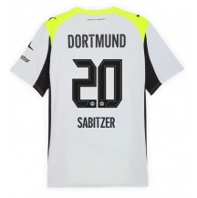 Borussia Dortmund Marcel Sabitzer #20 Udebanetrøje 2025-26 Kortærmet