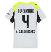 Borussia Dortmund Nico Schlotterbeck #4 Udebanetrøje Dame 2025-26 Kortærmet