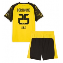 Borussia Dortmund Niklas Sule #25 Hjemmebanetrøje Børn 2025-26 Kortærmet (+ Korte bukser)