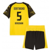 Borussia Dortmund Ramy Bensebaini #5 Hjemmebanetrøje Børn 2025-26 Kortærmet (+ Korte bukser)