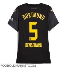 Borussia Dortmund Ramy Bensebaini #5 Udebanetrøje Dame 2024-25 Kortærmet