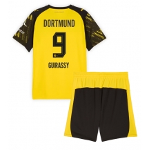 Borussia Dortmund Serhou Guirassy #9 Hjemmebanetrøje Børn 2025-26 Kortærmet (+ Korte bukser)