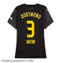 Borussia Dortmund Waldemar Anton #3 Udebanetrøje Dame 2024-25 Kortærmet
