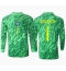 Brasilien Alisson Becker #1 Målmand Hjemmebanetrøje Copa America 2024 Langærmet
