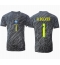 Brasilien Alisson Becker #1 Målmand Udebanetrøje Copa America 2024 Kortærmet