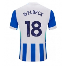 Brighton Danny Welbeck #18 Hjemmebanetrøje 2025-26 Kortærmet