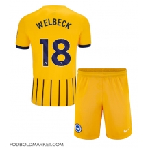 Brighton Danny Welbeck #18 Udebanetrøje Børn 2024-25 Kortærmet (+ Korte bukser)