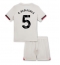 Chelsea Benoit Badiashile #5 Udebanetrøje Børn 2025-26 Kortærmet (+ Korte bukser)