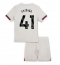 Chelsea Estevao Willian #41 Udebanetrøje Børn 2025-26 Kortærmet (+ Korte bukser)
