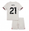 Chelsea Jorrel Hato #21 Udebanetrøje Børn 2025-26 Kortærmet (+ Korte bukser)