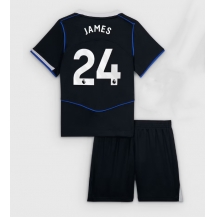 Chelsea Reece James #24 Tredjetrøje Børn 2025-26 Kortærmet (+ Korte bukser)
