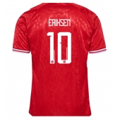 Danmark Christian Eriksen #10 Hjemmebanetrøje EM 2024 Kortærmet