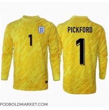England Jordan Pickford #1 Målmand Udebanetrøje EM 2024 Langærmet