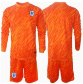 England Målmand Hjemmebanetrøje Børn EM 2024 Langærmet (+ Korte bukser)