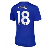 Everton Ashley Young #18 Hjemmebanetrøje Dame 2024-25 Kortærmet