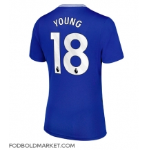 Everton Ashley Young #18 Hjemmebanetrøje Dame 2024-25 Kortærmet