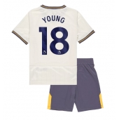 Everton Ashley Young #18 Tredjetrøje Børn 2024-25 Kortærmet (+ Korte bukser)