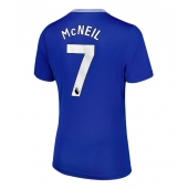 Everton Dwight McNeil #7 Hjemmebanetrøje Dame 2024-25 Kortærmet