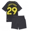 Everton Jesper Lindstrom #29 Udebanetrøje Børn 2024-25 Kortærmet (+ Korte bukser)