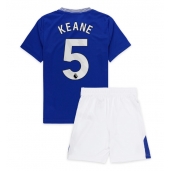 Everton Michael Keane #5 Hjemmebanetrøje Børn 2024-25 Kortærmet (+ Korte bukser)