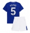 Everton Michael Keane #5 Hjemmebanetrøje Børn 2024-25 Kortærmet (+ Korte bukser)
