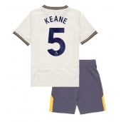 Everton Michael Keane #5 Tredjetrøje Børn 2024-25 Kortærmet (+ Korte bukser)