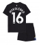 Everton Vitaliy Mykolenko #16 Tredjetrøje Børn 2025-26 Kortærmet (+ Korte bukser)