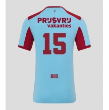 Feyenoord Jordan Bos #15 Tredjetrøje 2025-26 Kortærmet