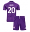 Fiorentina Moise Kean #20 Hjemmebanetrøje Børn 2024-25 Kortærmet (+ Korte bukser)