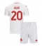 Fiorentina Moise Kean #20 Udebanetrøje Børn 2024-25 Kortærmet (+ Korte bukser)