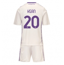 Fiorentina Moise Kean #20 Udebanetrøje Børn 2025-26 Kortærmet (+ Korte bukser)