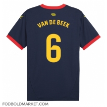 Girona Donny van de Beek #6 Udebanetrøje 2024-25 Kortærmet
