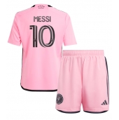 Inter Miami Lionel Messi #10 Hjemmebanetrøje Børn 2024-25 Kortærmet (+ Korte bukser)
