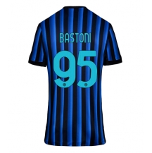 Inter Milan Alessandro Bastoni #95 Hjemmebanetrøje Dame 2025-26 Kortærmet