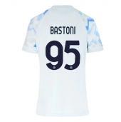 Inter Milan Alessandro Bastoni #95 Udebanetrøje Dame 2025-26 Kortærmet