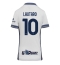 Inter Milan Lautaro Martinez #10 Udebanetrøje Dame 2024-25 Kortærmet