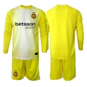 Inter Milan Målmand Udebanetrøje Børn 2025-26 Langærmet (+ Korte bukser)