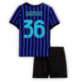Inter Milan Matteo Darmian #36 Hjemmebanetrøje Børn 2025-26 Kortærmet (+ Korte bukser)