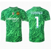 Inter Milan Yann Sommer #1 Målmand Hjemmebanetrøje 2024-25 Kortærmet
