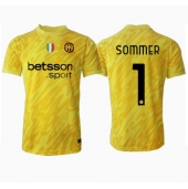 Inter Milan Yann Sommer #1 Målmand Udebanetrøje 2024-25 Kortærmet