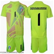 Italien Gianluigi Donnarumma #1 Målmand Hjemmebanetrøje Børn EM 2024 Kortærmet (+ Korte bukser)