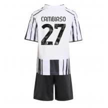Juventus Andrea Cambiaso #27 Hjemmebanetrøje Børn 2025-26 Kortærmet (+ Korte bukser)