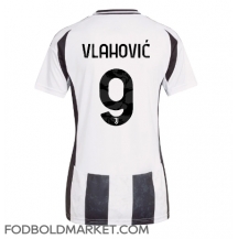 Juventus Dusan Vlahovic #9 Hjemmebanetrøje Dame 2024-25 Kortærmet