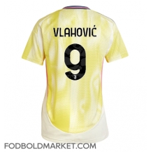 Juventus Dusan Vlahovic #9 Udebanetrøje Dame 2024-25 Kortærmet