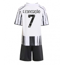 Juventus Francisco Conceicao #7 Hjemmebanetrøje Børn 2025-26 Kortærmet (+ Korte bukser)