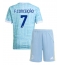 Juventus Francisco Conceicao #7 Udebanetrøje Børn 2025-26 Kortærmet (+ Korte bukser)